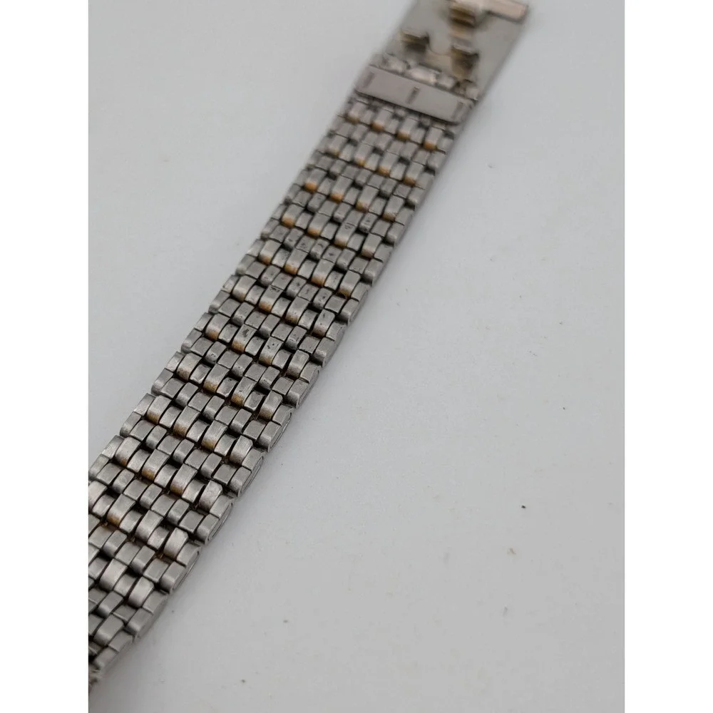 Geneva Women's Watch 25mm Case Two Tone Adjustable Band- New Battery